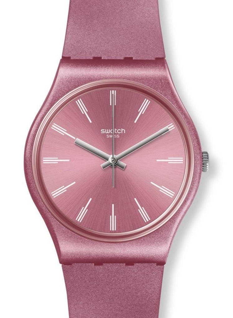 Swatch Unisex Pastelbaya Quartz Movement Water Resistant Wrist Watch - 34 Mm - Image 1