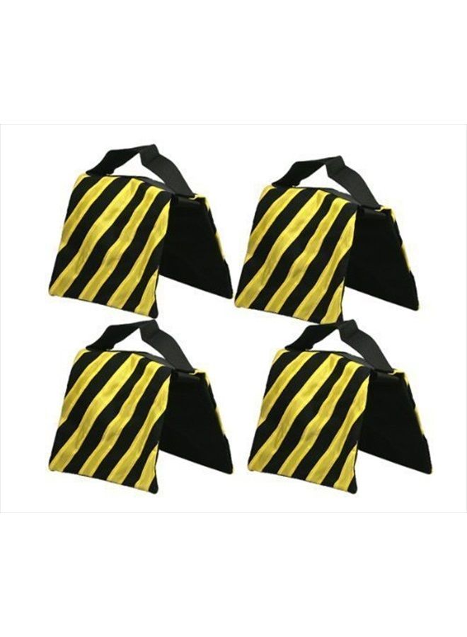 StudioFX SANDBAG Sand Bag SADDLEBAG Design Weight Bags for Photo Video Studio Stand by Kaezi Photography (Yellow - 4 Pack) - Image 1