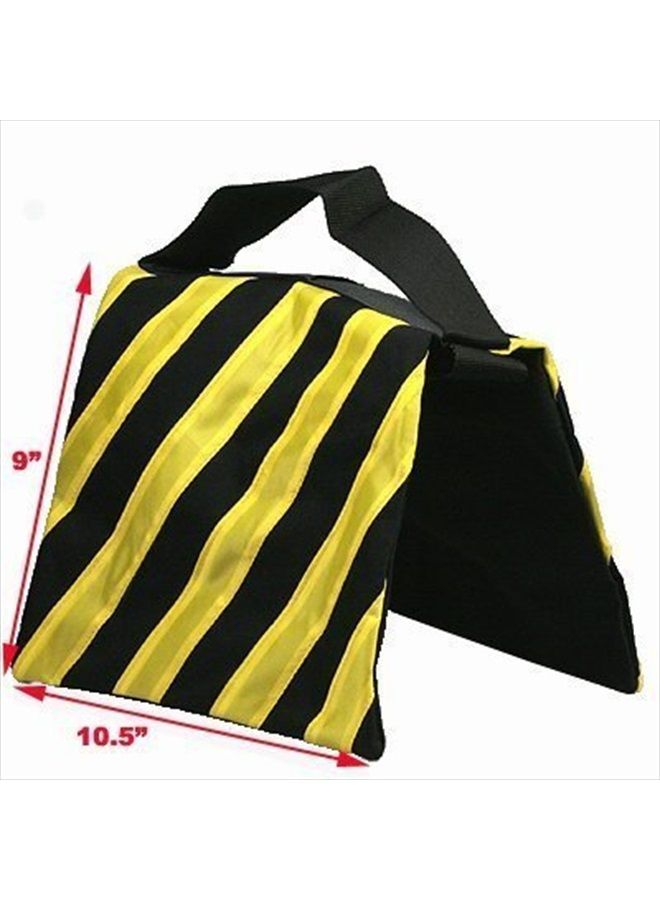 StudioFX SANDBAG Sand Bag SADDLEBAG Design Weight Bags for Photo Video Studio Stand by Kaezi Photography (Yellow - 4 Pack) - Image 2