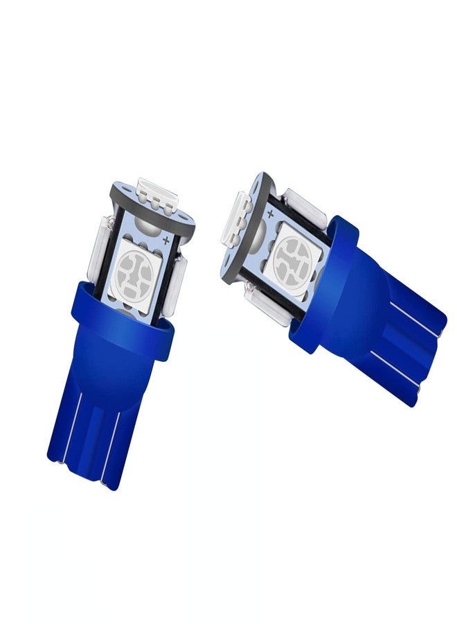 CUSMME 10Pack T10 194 168 LED Light Bulb PC194 PC195 PC160 PC161 PC168 Instrument Panel Gauge Cluster Dashboard Automotive Light Bulb Bright Blue - Image 2