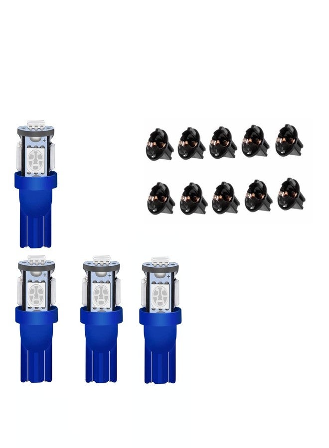 CUSMME 10Pack T10 194 168 LED Light Bulb PC194 PC195 PC160 PC161 PC168 Instrument Panel Gauge Cluster Dashboard Automotive Light Bulb Bright Blue - Image 5