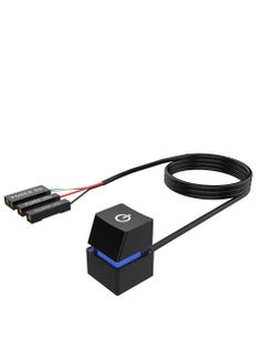 KASTWAVE Desktop Computer Power Switch External Remote Start PC Motherboard Power On Off Switch Button Extension Cable  - Image 1