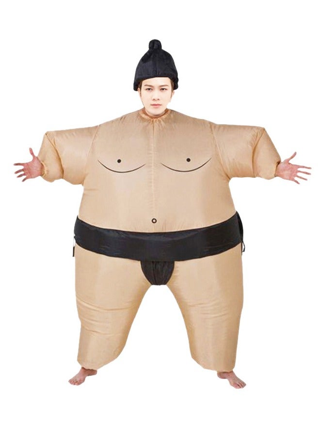 نفخ مصارعة السومو البدانة زي هالوين لعب دور يتوهم تناسب الكبار والأطفال الحجم - Image 1