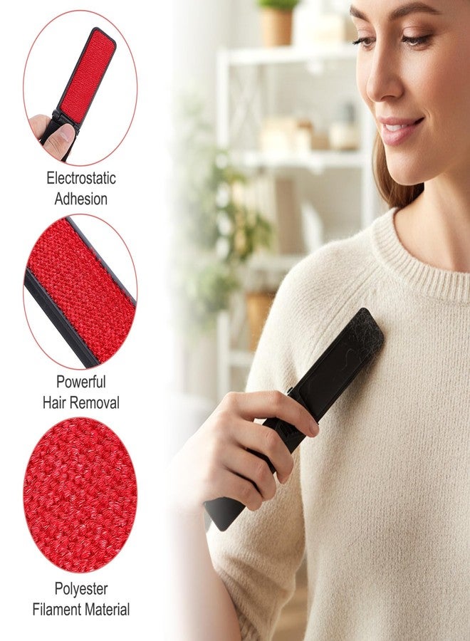 Quilax 4 Pack Foldable Travel Lint Brush, Reusable Lint Brushes for Clothes - Image 4