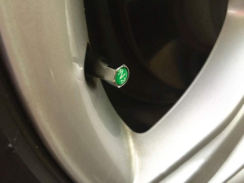 ONWON أغطية صمامات الإطارات من أونون 20 قطعة مطلية بالكروم من النحاس مع شعار نيتروجين N2 لحماية صمامات الإطارات للسيارات - Image 3