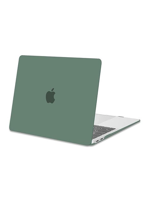 Compatible With Macbook Air 13 Inch Case 2022 2021 2020 2019 2018 Release A2337 M1 A2179 A1932 Retina Display With Touch Id Protective Plastic Hard Shell Case Cover Emerald Green