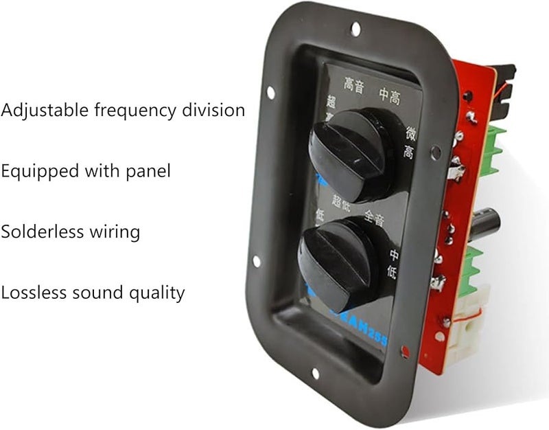 350 واط 2-طريقة مقسم تردد كروس أوفر مرتفع/منخفض/ساب ووفر مرشح مكبر صوت - Image 4
