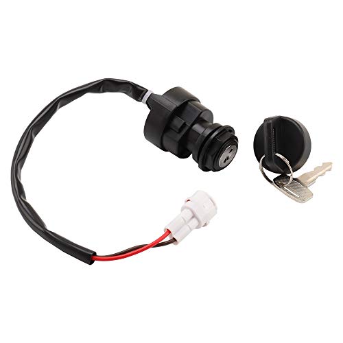 JSMANCAVE Ignition Key Switch Fits for Yamaha Raptor 125 250 350 660 700 Grizzly 125 350 Breeze 125 Bruin 350 Warrior 350 Wolverine 350 Banshee 350 Repl.# 5LP-82510-00-00 - Image 4