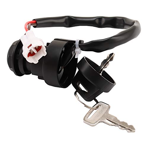 JSMANCAVE Ignition Key Switch Fits for Yamaha Raptor 125 250 350 660 700 Grizzly 125 350 Breeze 125 Bruin 350 Warrior 350 Wolverine 350 Banshee 350 Repl.# 5LP-82510-00-00 - Image 3
