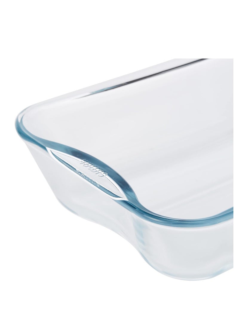SIMAX طاجن سيمكس مستطيل سعة 1.5 لتر: زجاج بوروسيليكات مقاوم للحرارة آمن للاستخدام في الميكروويف والفرن، تصميم صديق للبيئة - Image 3