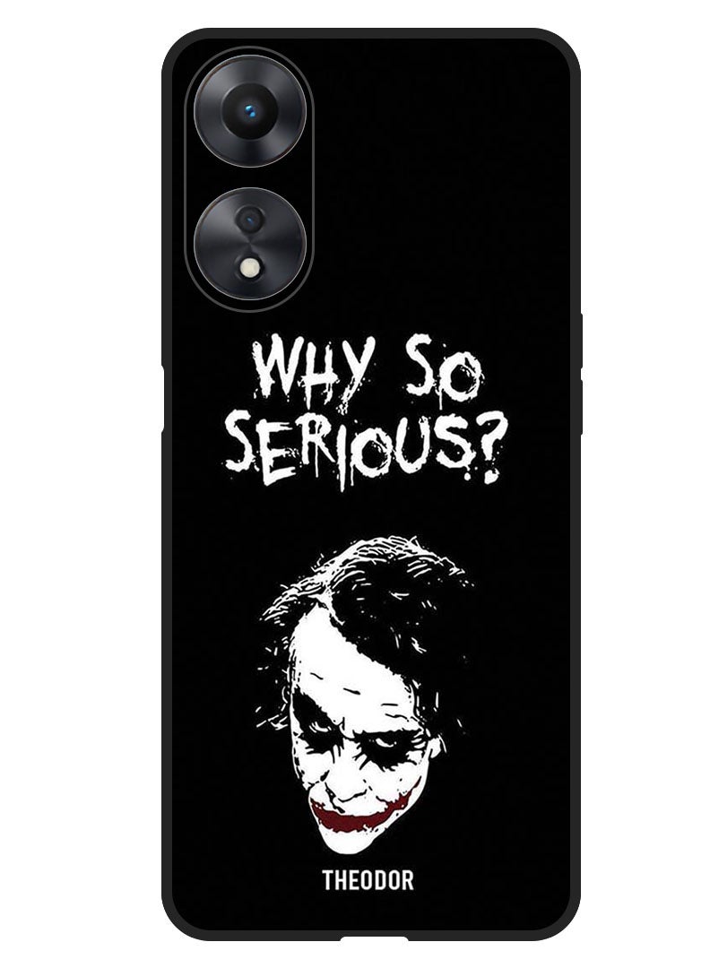 Theodor Protective Case Anti Scratch Shock Proof Bumper Cover For Oppo F23 5G Why So Serious - Image 1