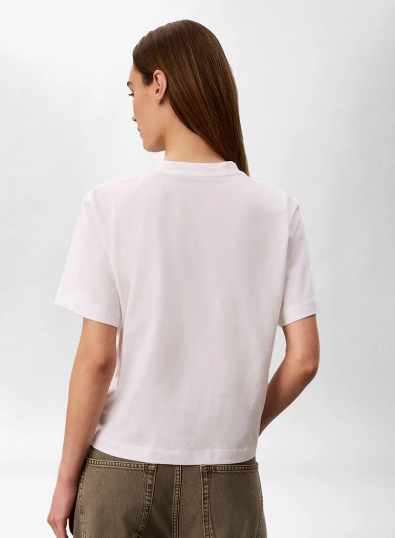 Calvin Klein Jeans Distressed Monologo Boxy T-Shirt