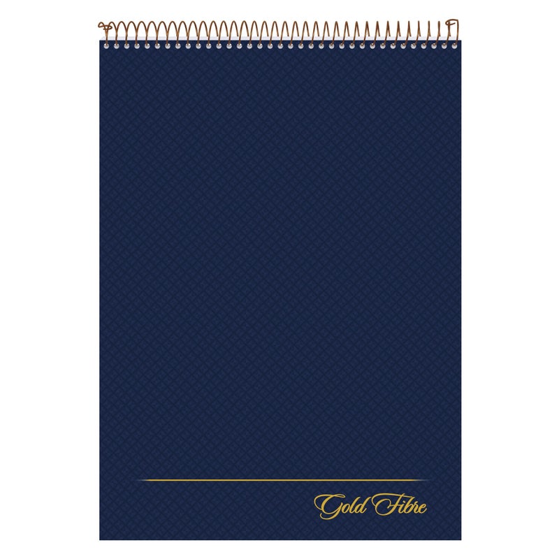 AMPAD Gold Fibre Project Planner, Top-Wire Bound, 8-1/2" x 11-3/4", Project Rule, Navy Cover, 70 Sheets (20-815) , White - Image 1