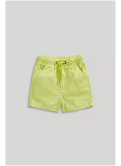 mothercare Lime Pull-On Shorts  - Image 1
