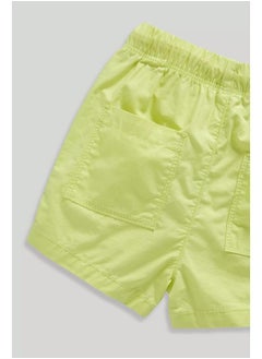 mothercare Lime Pull-On Shorts  - Image 2