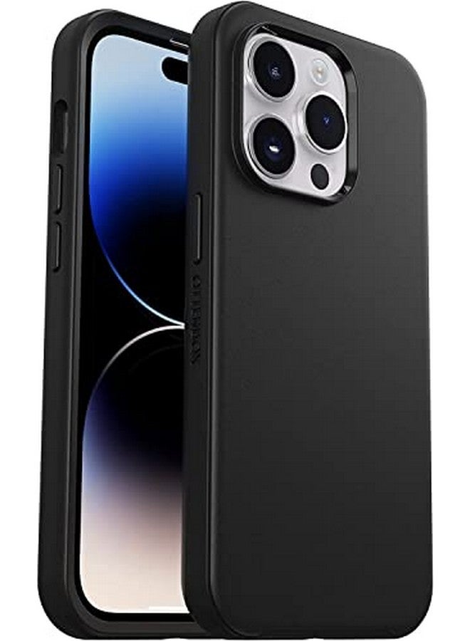 أوتربوكس جراب OtterBox Symmetry Series لهاتف iPhone 14 Pro (فقط) - أسود، فائق النحافة، متوافق مع الشحن اللاسلكي، حواف مرتفعة لحماية الكاميرا والشاشة - Image 2