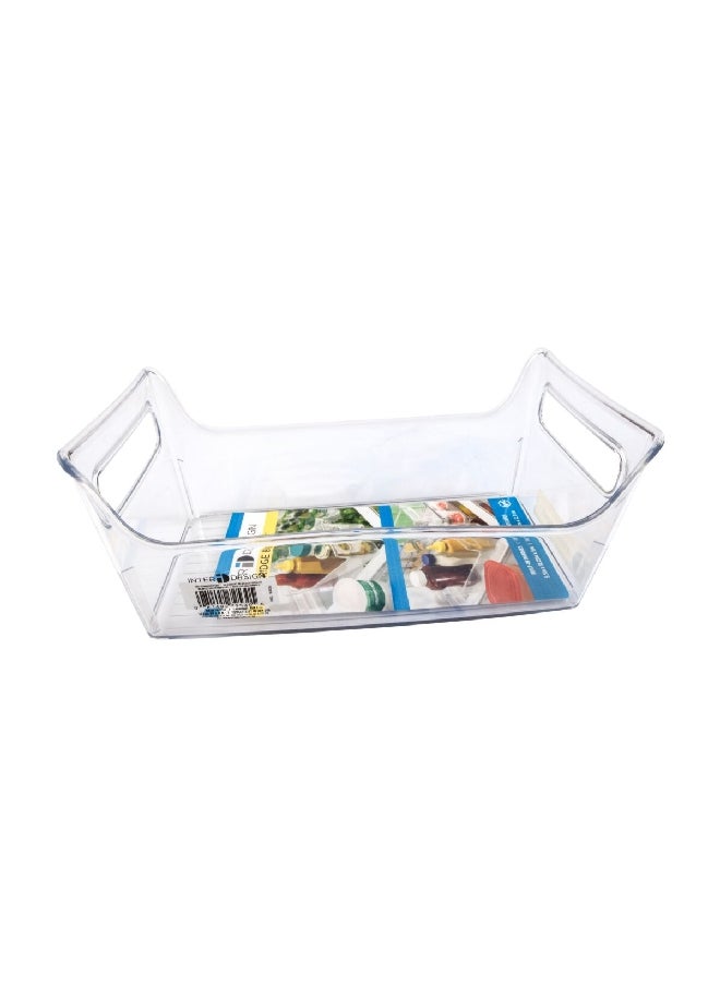 InterDesign - Fridge Organizer Condiment Caddy Clear 11.2 × 5.6 × 4.9 Inch 72530 - Image 1