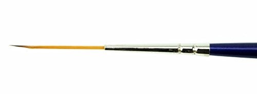 Mack Brush Set of 5 Size 0-6 Series 444 The Virus Scrolling Script Pinstriping Brush with Specially Blended Golden Taklon - Image 4