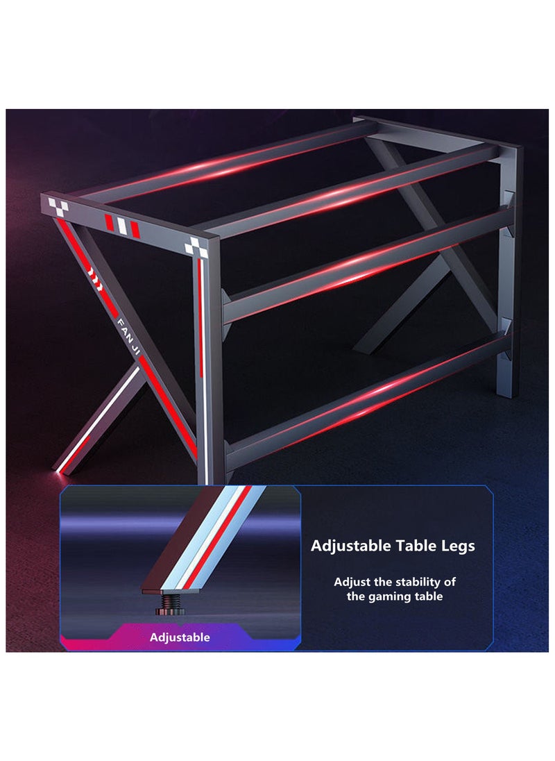 HXDream Gaming Desk,PC Computer Desk,120 * 60 * 75CM Office Desk,Suitable for bedroom, home