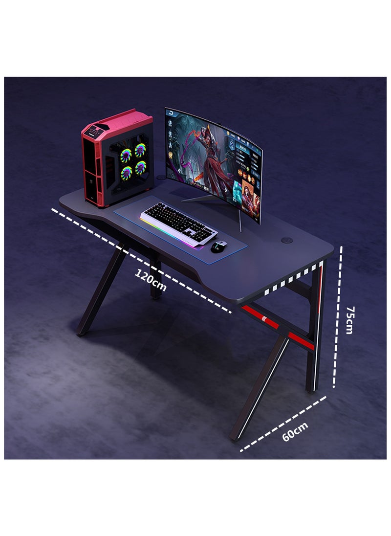 HXDream Gaming Desk,PC Computer Desk,120 * 60 * 75CM Office Desk,Suitable for bedroom, home