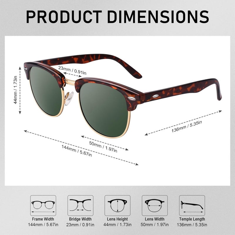 GQUEEN Polarized Sunglasses Men Womens,Flexible TR90 Frame,for Driving Fishing Cycling Hiking Golf Sports UV400 Protection - Image 5