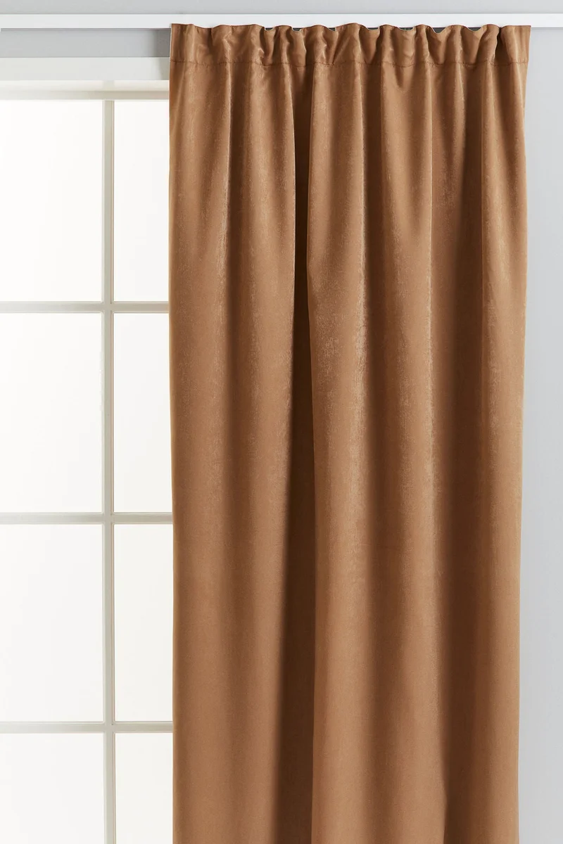 H&M 2-Pack Velvet Blackout Curtains
