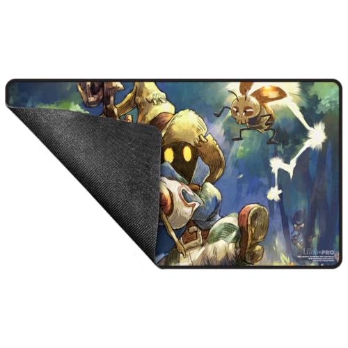 Ultra PRO - Final Fantasy x Universes Beyond Vivi, Stray Black Mage Black Stitched Playmat for Magic: The Gathering | Card Game Playmat, Final Fantasy Collectibles, Desk Mat Mousepad - Image 2