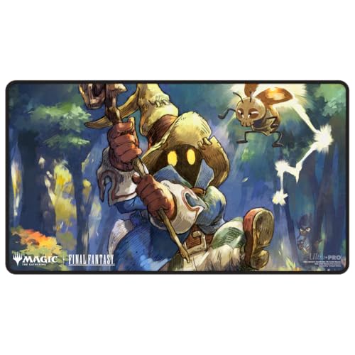 Ultra PRO - Final Fantasy x Universes Beyond Vivi, Stray Black Mage Black Stitched Playmat for Magic: The Gathering | Card Game Playmat, Final Fantasy Collectibles, Desk Mat Mousepad - Image 5