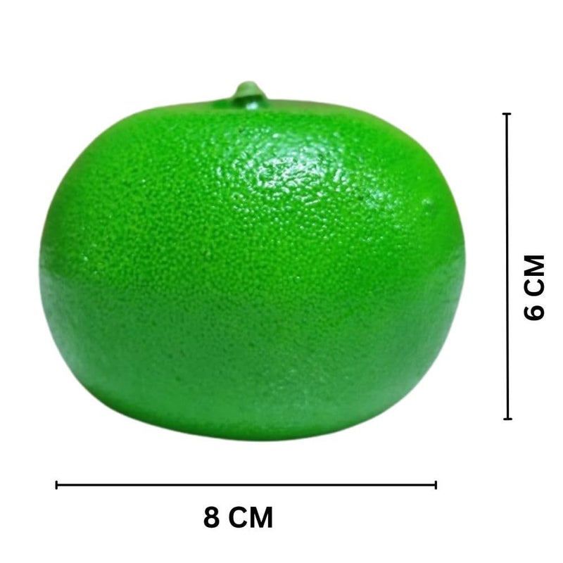 SINGAA ليمون حلو صناعي | فواكه موسامبي للمنزل، المكتب، الحديقة، المتاجر، الاستقبال، الأطباق، الحفلات، طاولة الطعام، التصوير وتزيين الفعاليات (عبوة من 5) - Image 2
