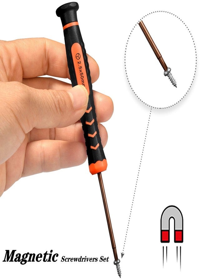 TECKMAN Triwing Screwdriver Set, TECKMAN 4 in 1 Tripoint Screwdriers Repair Kit with 2.0 2.5 3.0 Triwing and Ph00 Phillips Screwdrivers for Nintendo Wii/Gameboy Advance/Gamecube/Switch/Joycon/DS/3DS/NDS/DSi - Image 4