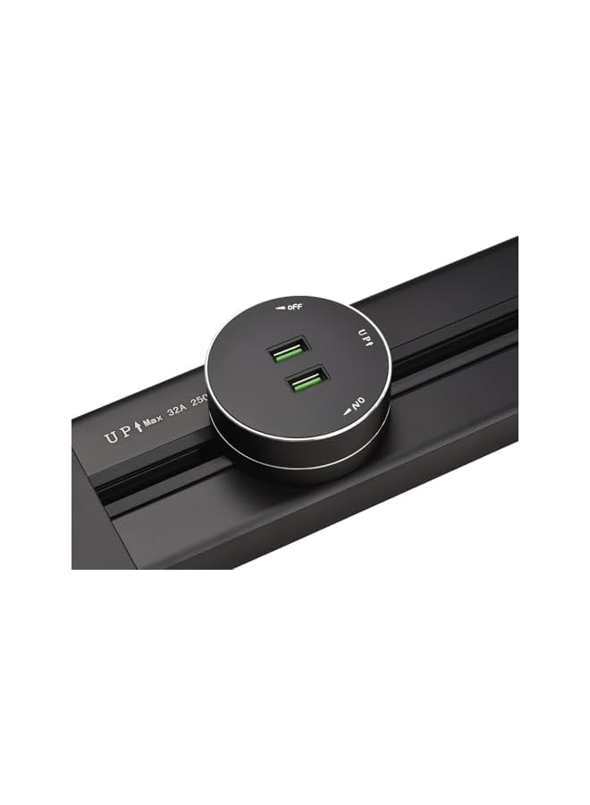 promass Track Sockets Power Track Socket Outlet Electric Mobile Track Socket Power Track Adapter for Office Kitchen and Living Room - Image 3