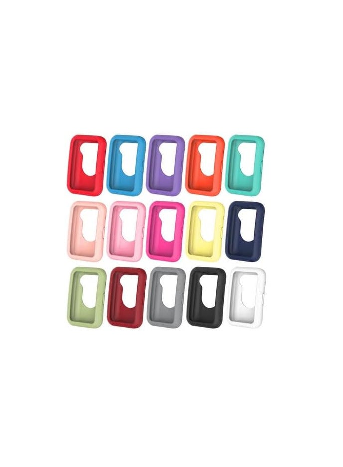 Protective Cover Silicone Case Protector Bumper Compatible for Huawei Watch Fit (Red) - Image 3