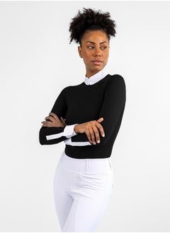 General Horse Riding Long Sleeve Shirt Women Equestran Training Clothes Rider Show Top Quick Drying Zipper Base Layer T-shirt  - Image 2