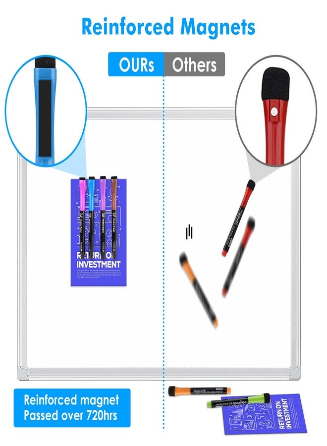 maxtek Magnetic Dry Erase Markers Ultra Fine Tip, 0.7mm Extra Fine Point Thin Dry Erase Markers with Eraser for Planning Whiteboard, Calendar Boards, 12 Colors, Low Odor - Image 4