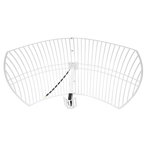 Nooelec Satellite Mesh Antenna Bundle for Inmarsat, Iridium, & Hydrogen Line Applications. 20dBi Parabolic Antenna w/ 1.4GHz Center Frequency, 300MHz+ Bandwidth. LMR400 SMA Feed Cable & Mounting Kit - Image 2