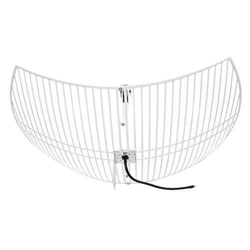 Nooelec Satellite Mesh Antenna Bundle for Inmarsat, Iridium, & Hydrogen Line Applications. 20dBi Parabolic Antenna w/ 1.4GHz Center Frequency, 300MHz+ Bandwidth. LMR400 SMA Feed Cable & Mounting Kit - Image 1