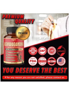 agobi Ashwagandha Extra Strength 5 IN 1 - 60 Capsules  - Image 5