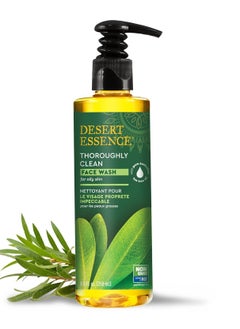 Desert Essence Thoroughly Clean Face Wash - Original - 8.5 Fl Oz - Pack of 2 - Tea Tree Oil - For Soft Radiant Skin - Gentle Cleanser - Extracts Of Goldenseal, Awapuhi, & Chamomile Essential Oils - pzsku/ZCBA80EE12AC5A5B5EBB6Z/45/_/1740137341/84ad2271-4399-4495-92d8-784f648a41c8