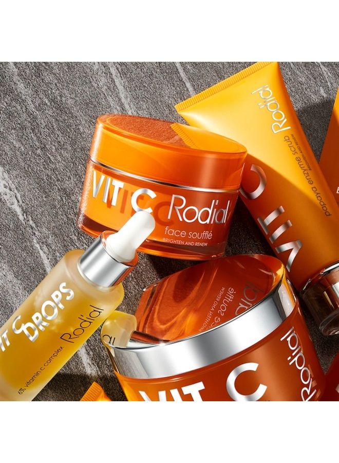 Rodial Vit C Face Soufflé 1.7 fl oz, Unique Formula for Dry/Dehydrated Skin and Shea Butter for Ultra-Hydration, Vitamin C to Boost Skin Radiance, Hyaluronic Acid for Firming and Plumping - Image 3