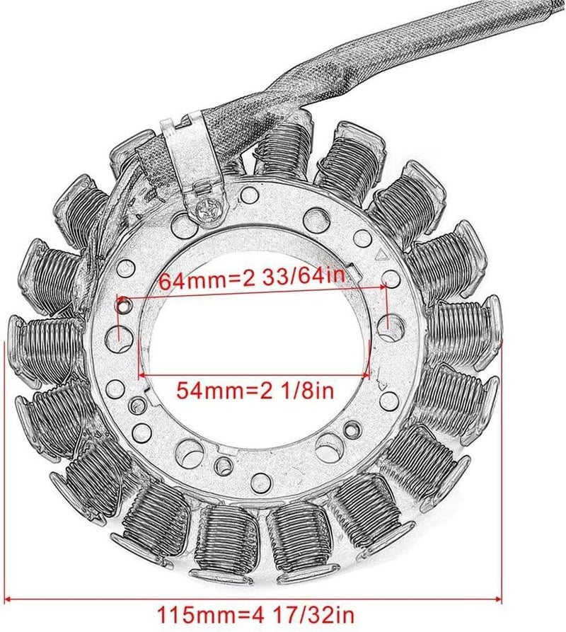 Wivplex Motorcycle 12V Ignition Stator Coil for VL1500 Intruder - Image 2