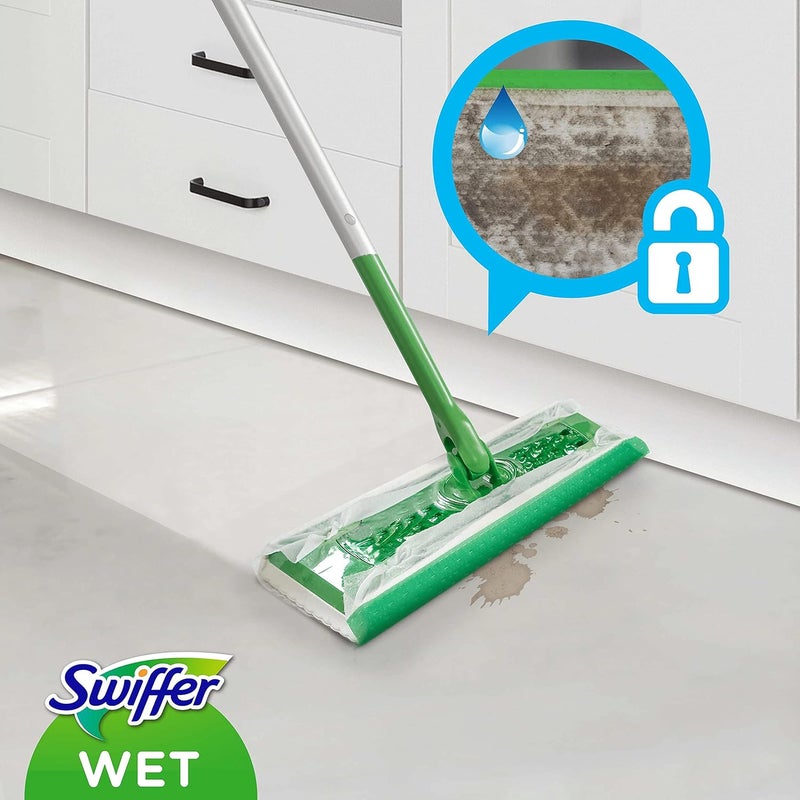 Swiffer Wet Wipes, 12 Cleaning Wipes, for Swiffer Broom, Dust Catcher, Dust and Dirt Trapper Wipes Global production standard crafted - Image 4