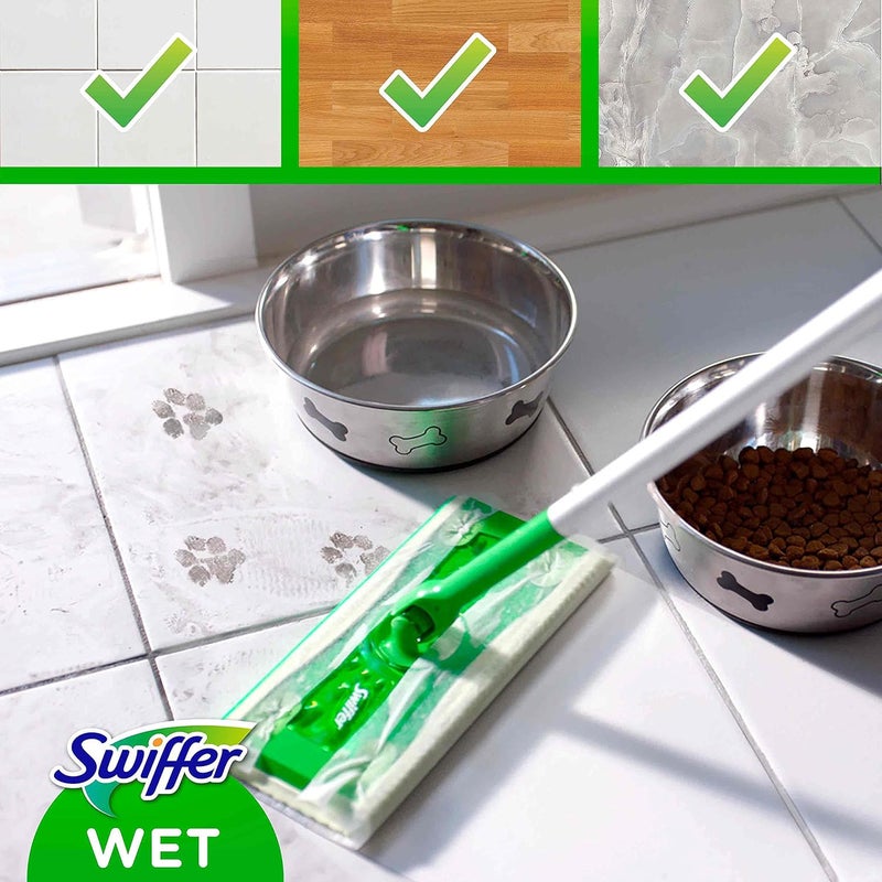 Swiffer Wet Wipes, 12 Cleaning Wipes, for Swiffer Broom, Dust Catcher, Dust and Dirt Trapper Wipes Global production standard crafted - Image 5