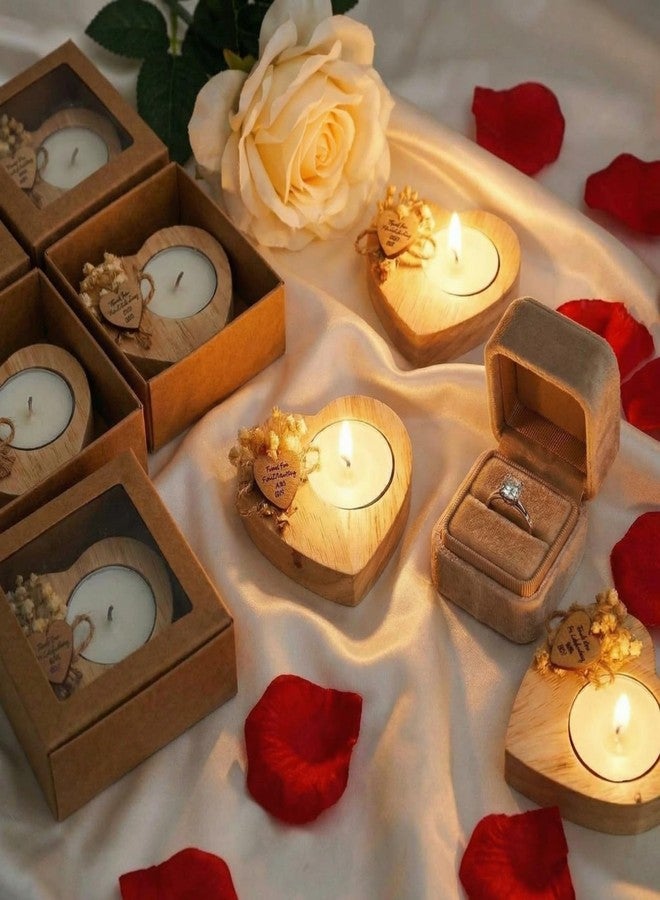 Otuuz 24 Pcs Wedding Candle Bulk Bridal Shower Candles Rustic Wedding Favors for Bridal Shower Gifts Candles for Anniversary,Engagement, Party Favors Decor (Natural Color) - Image 4