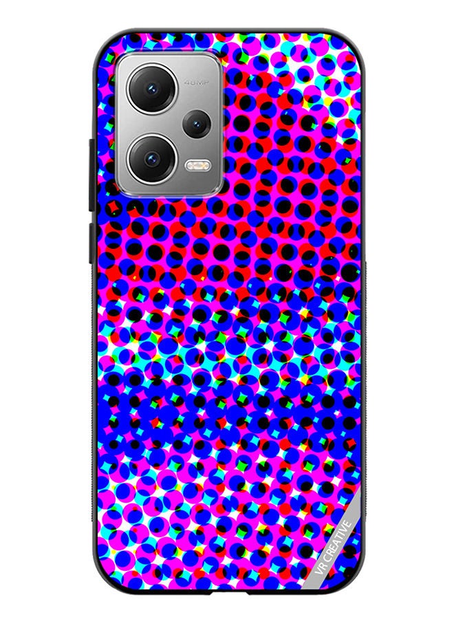 VR CREATIVE Protective Case Cover For Xiaomi Redmi Note 12 Fun Beautiful Retro Pop Art Design Multicolour - Image 1