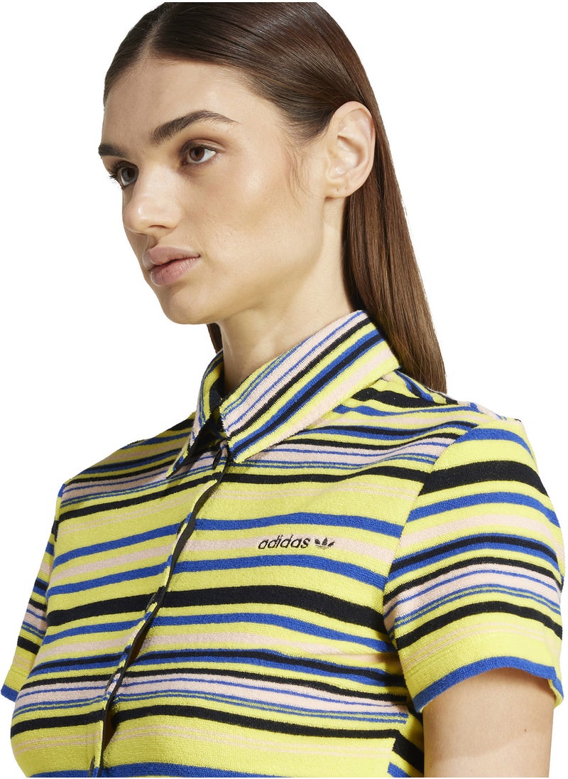 adidas Originals - Towel Button-Up T-Shirt - Image 1
