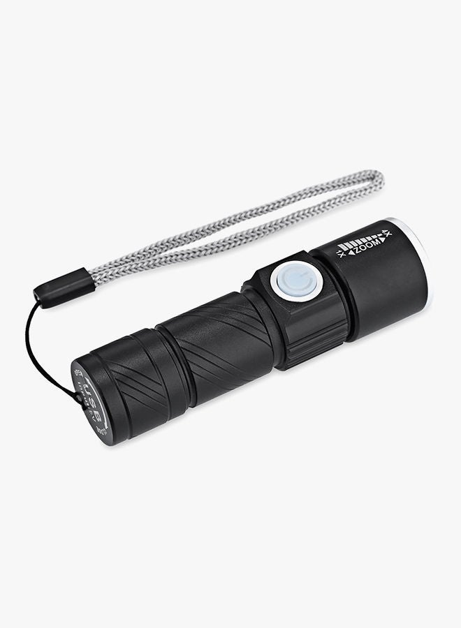 NIBEMINENT 2-Piece LED Mini Flashlight Set Black 3centimeter  - Image 2