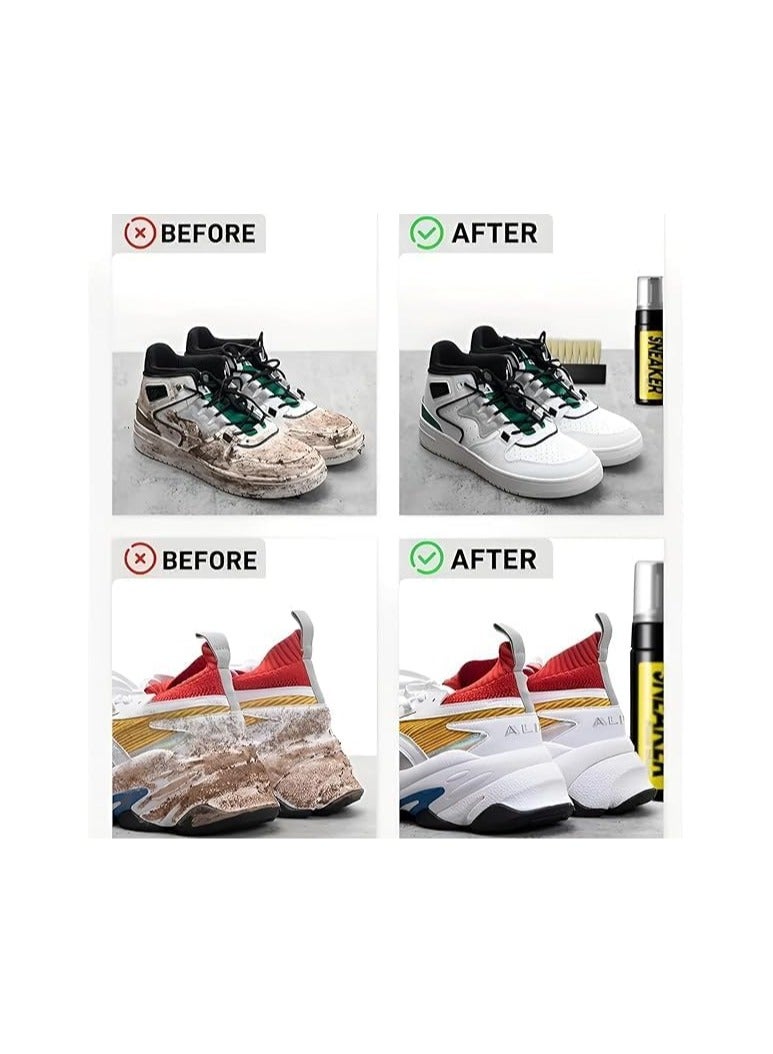 3 in 1 Complete Shoe Care Kit: shoe polish + deep cleaning brush + microfiber towel with effective foaming function, perfect for keeping | from Generic - Image 2