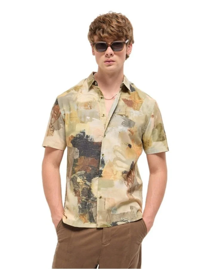 THE BEAR HOUSE Men's Shirt for Casual and Formal Wear | Classic Button-Down Style for Office, Daily Use, Travel, Events & All-Season Outfits | Versatile & Stylish Wardrobe Essential for Every Occasion