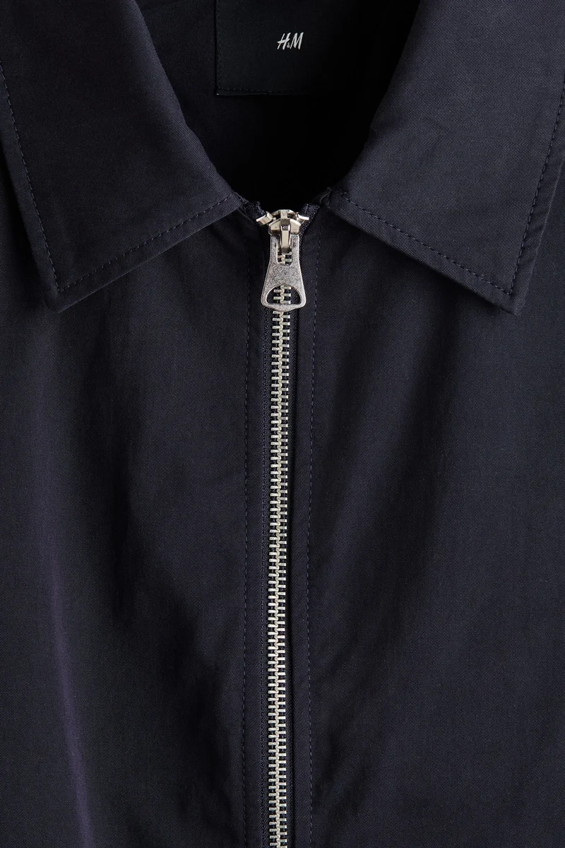 H&M Collared cotton jacket