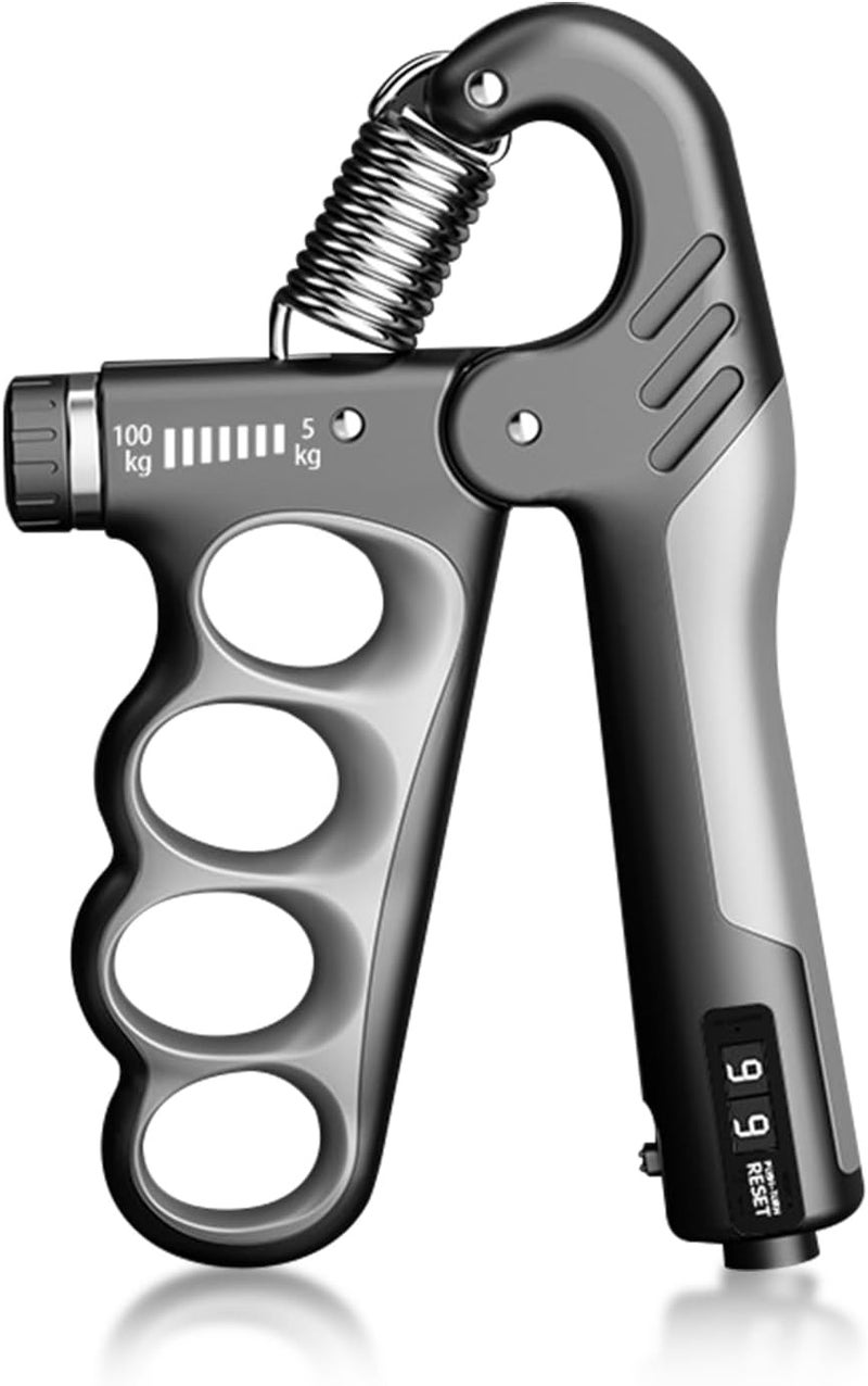 Adjustable Grip Strength Trainer with Digital Counter - 11-220Lbs (5-100KG) - Image 1